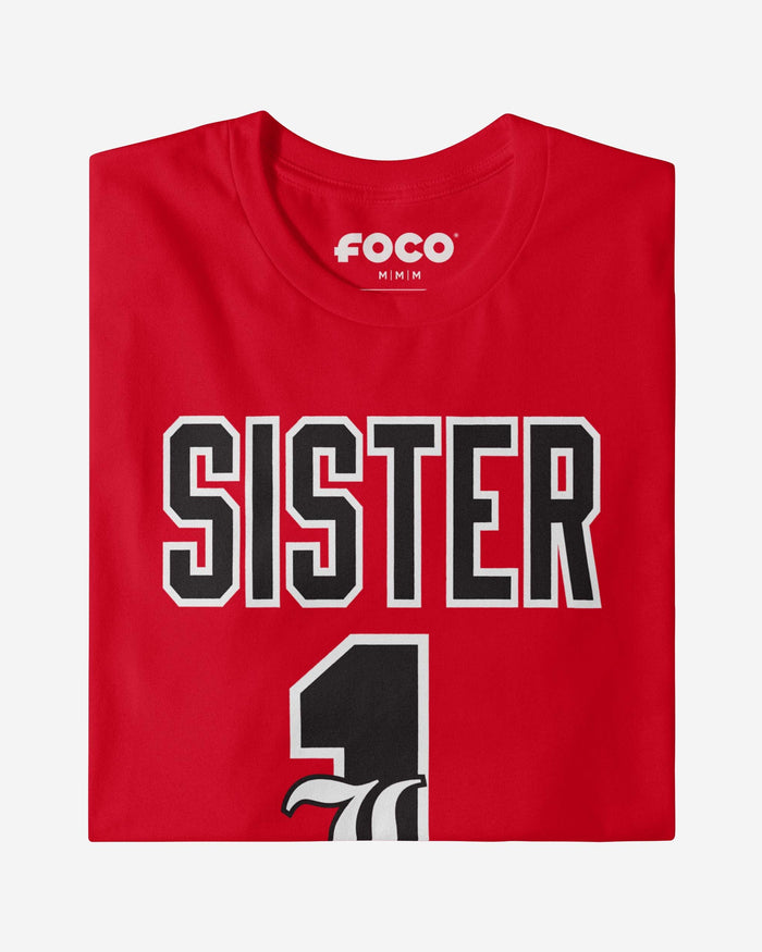 Louisville Cardinals Number 1 Sister T-Shirt FOCO - FOCO.com