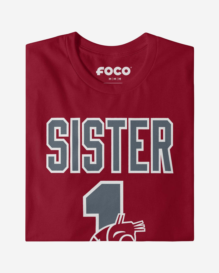 Washington State Cougars Number 1 Sister T-Shirt FOCO - FOCO.com
