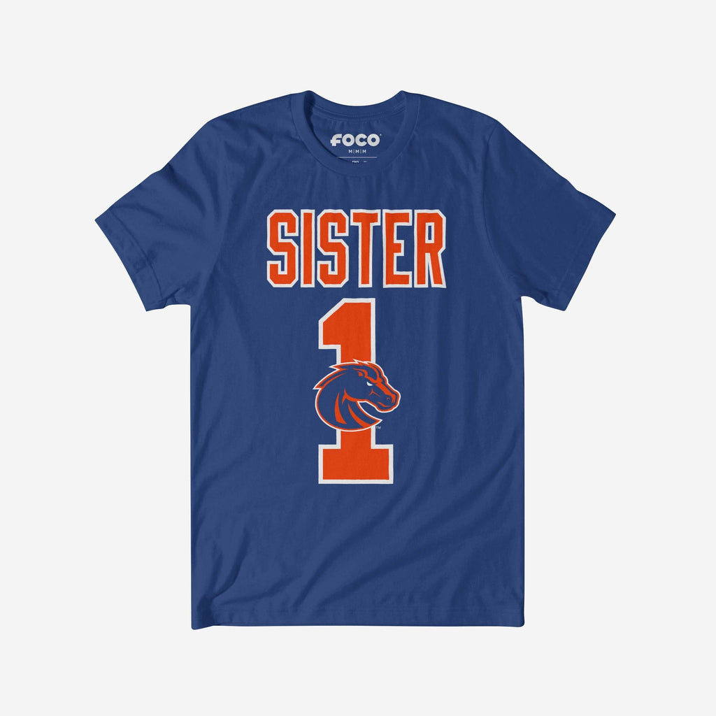 Boise State Broncos Number 1 Sister T-Shirt FOCO S - FOCO.com
