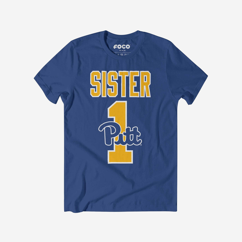 Pittsburgh Panthers Number 1 Sister T-Shirt FOCO S - FOCO.com