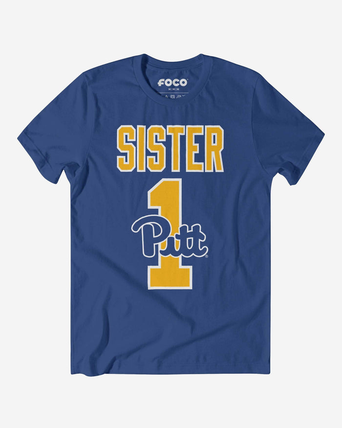 Pittsburgh Panthers Number 1 Sister T-Shirt FOCO S - FOCO.com