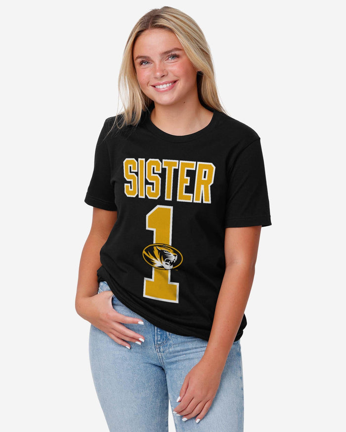Missouri Tigers Number 1 Sister T-Shirt FOCO - FOCO.com