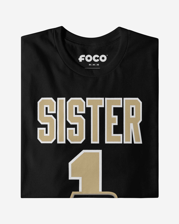 Purdue Boilermakers Number 1 Sister T-Shirt FOCO - FOCO.com
