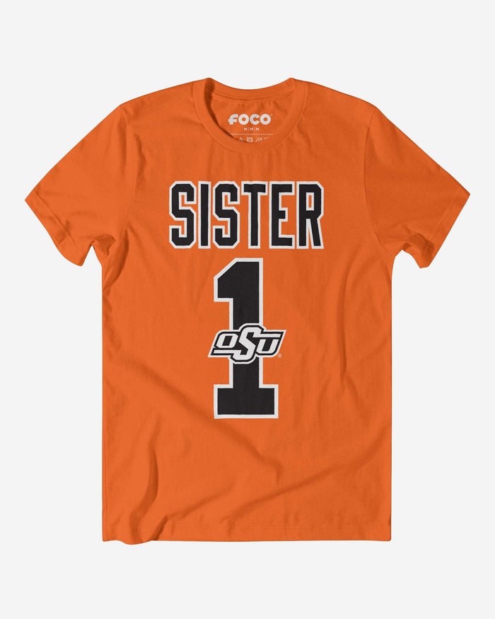Oklahoma State Cowboys Number 1 Sister T-Shirt FOCO S - FOCO.com