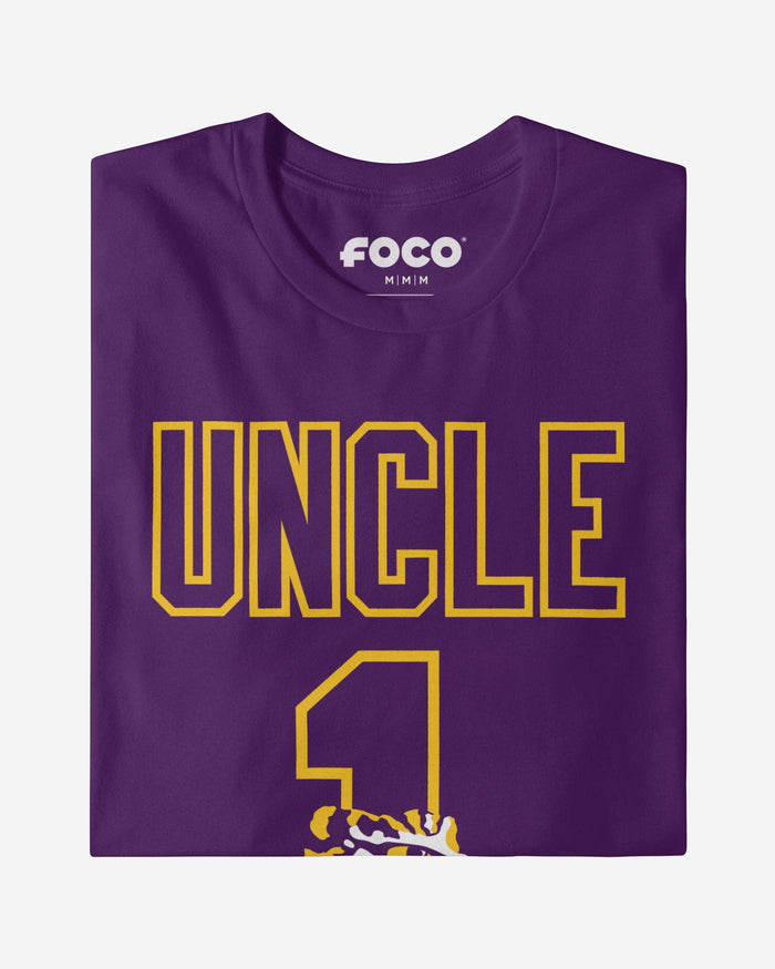 LSU Tigers Number 1 Uncle T-Shirt FOCO - FOCO.com