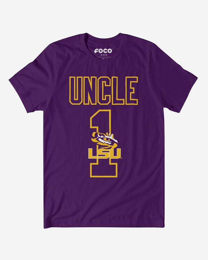 LSU Tigers Number 1 Uncle T-Shirt FOCO S - FOCO.com