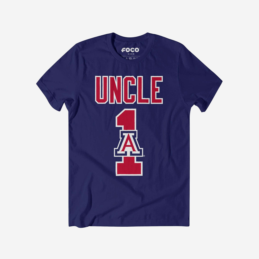 Arizona Wildcats Number 1 Uncle T-Shirt FOCO S - FOCO.com