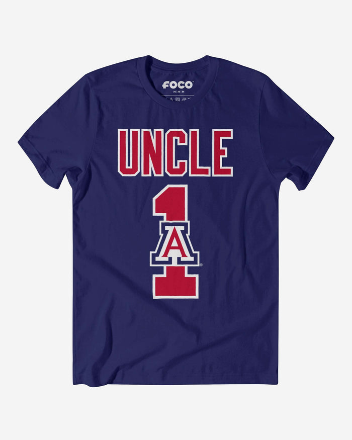 Arizona Wildcats Number 1 Uncle T-Shirt FOCO S - FOCO.com