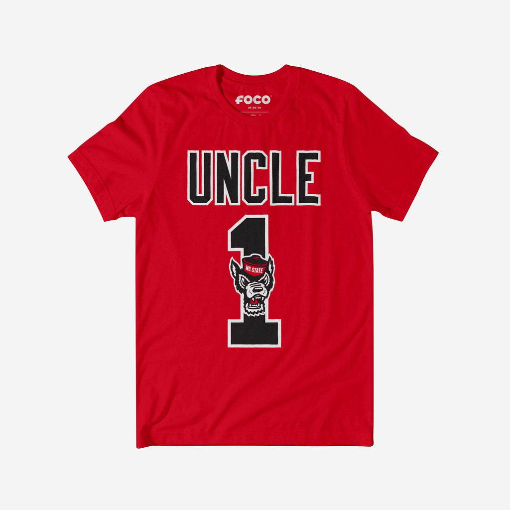 NC State Wolfpack Number 1 Uncle T-Shirt FOCO S - FOCO.com