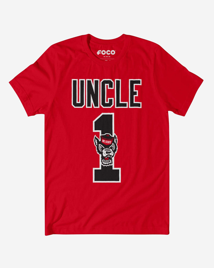 NC State Wolfpack Number 1 Uncle T-Shirt FOCO S - FOCO.com