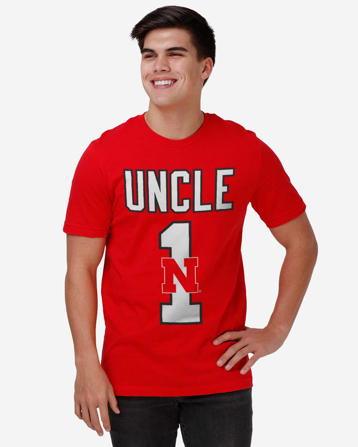 Nebraska Cornhuskers Number 1 Uncle T-Shirt FOCO - FOCO.com