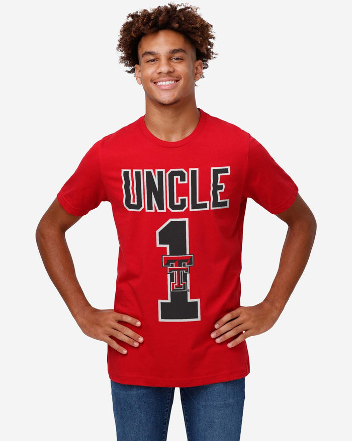 Texas Tech Red Raiders Number 1 Uncle T-Shirt FOCO - FOCO.com