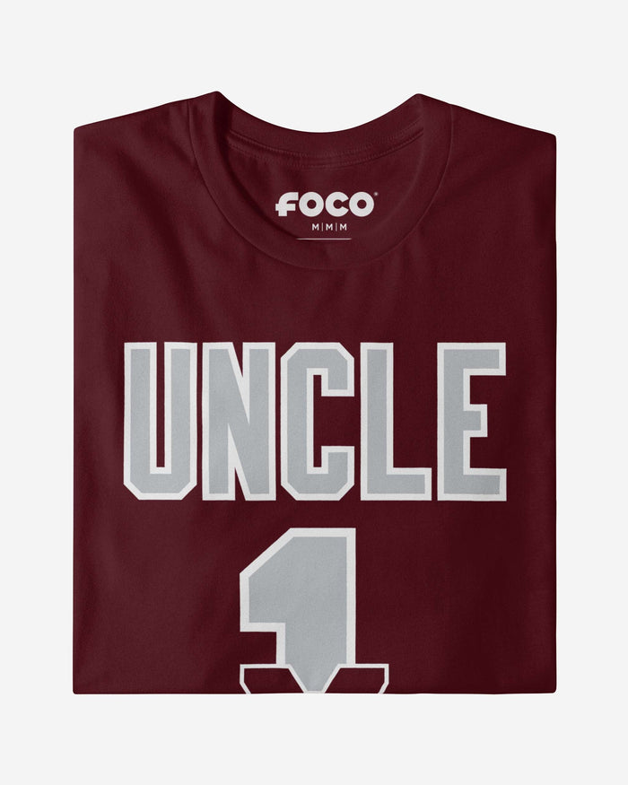 Mississippi State Bulldogs Number 1 Uncle T-Shirt FOCO - FOCO.com