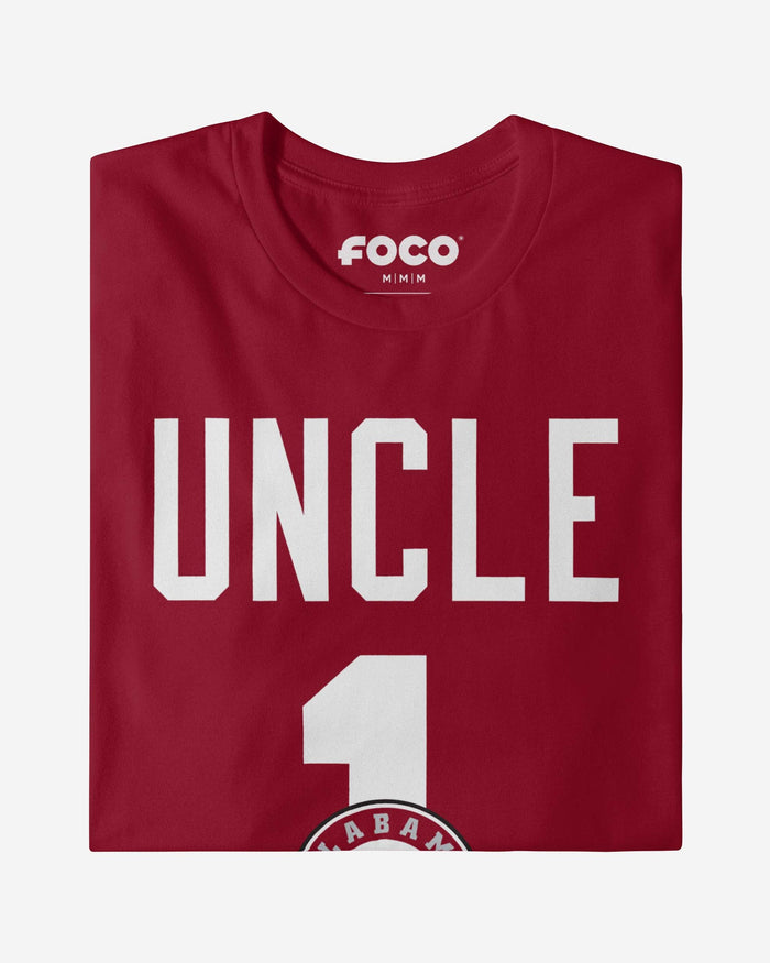 Alabama Crimson Tide Number 1 Uncle T-Shirt FOCO - FOCO.com