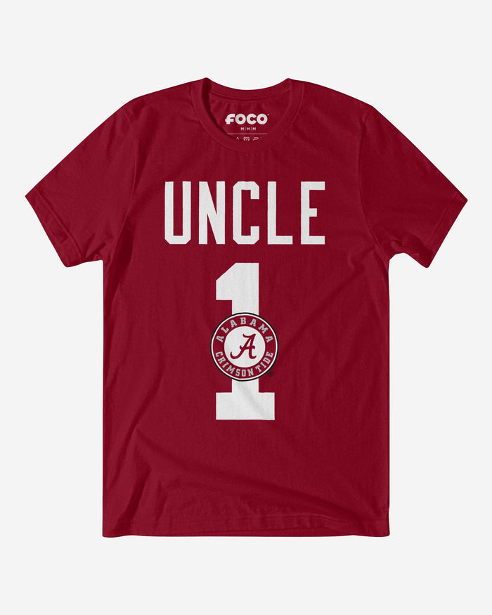 Alabama Crimson Tide Number 1 Uncle T-Shirt FOCO S - FOCO.com