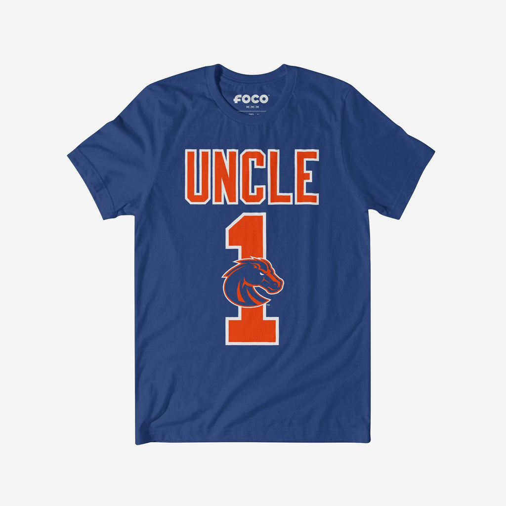 Boise State Broncos Number 1 Uncle T-Shirt FOCO S - FOCO.com