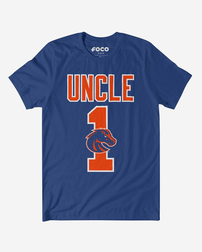 Boise State Broncos Number 1 Uncle T-Shirt FOCO S - FOCO.com