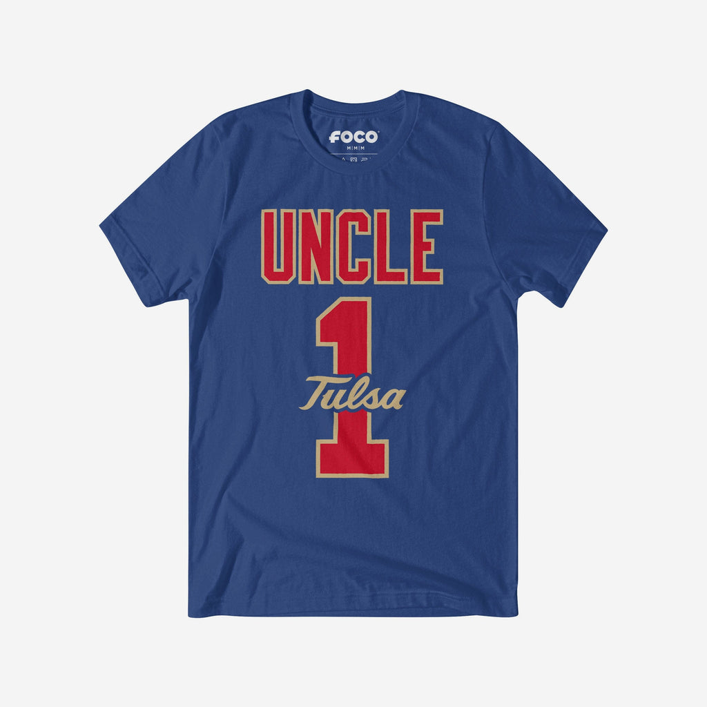 Tulsa Golden Hurricane Number 1 Uncle T-Shirt FOCO S - FOCO.com
