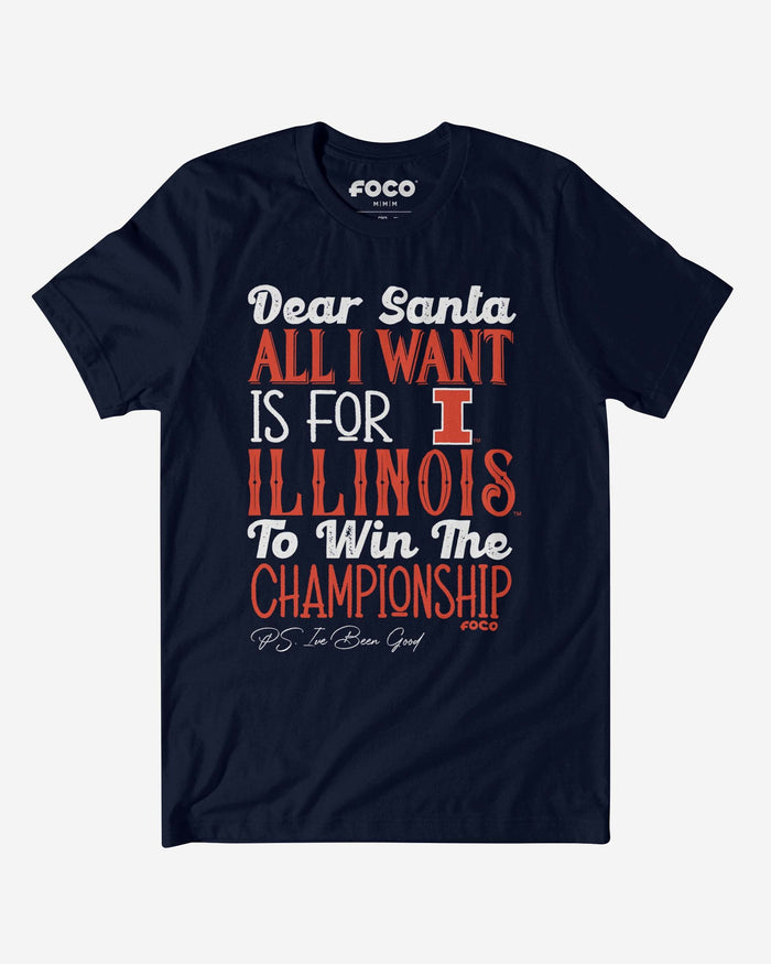 Illinois Fighting Illini All I Want T-Shirt FOCO S - FOCO.com
