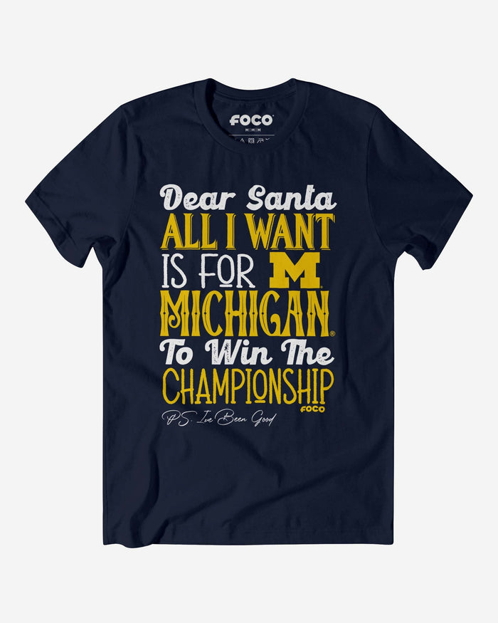 Michigan Wolverines All I Want T-Shirt FOCO S - FOCO.com