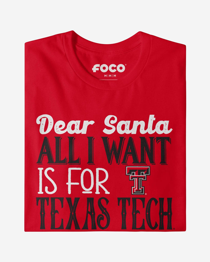 Texas Tech Red Raiders All I Want T-Shirt FOCO - FOCO.com
