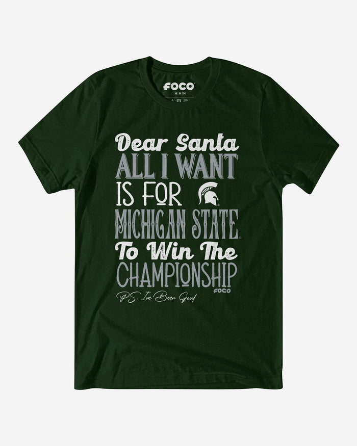 Michigan State Spartans All I Want T-Shirt FOCO S - FOCO.com