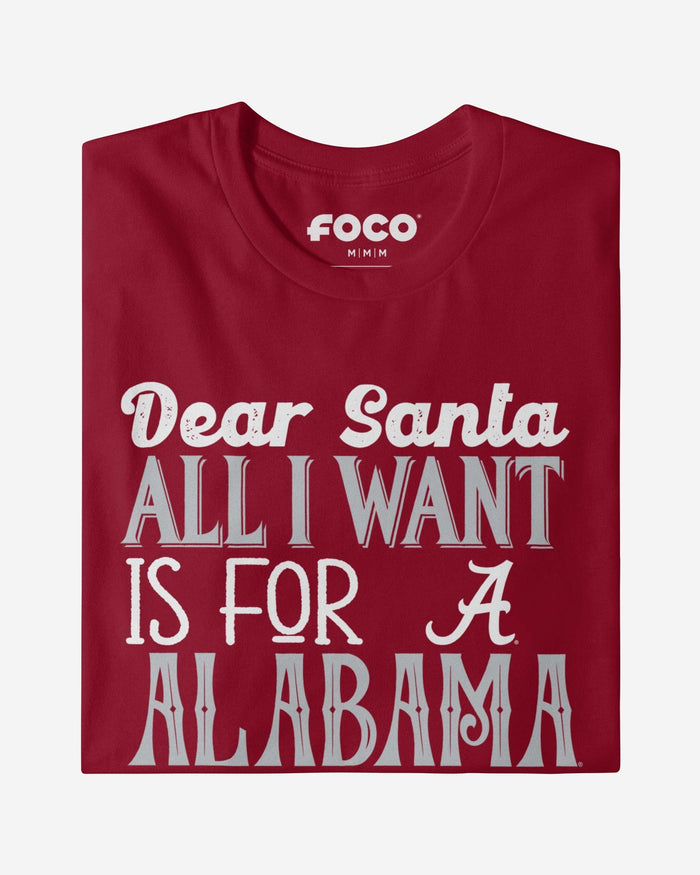 Alabama Crimson Tide All I Want T-Shirt FOCO - FOCO.com