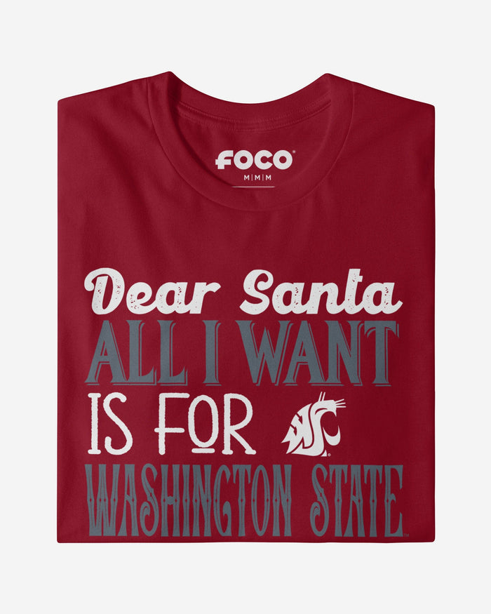 Washington State Cougars All I Want T-Shirt FOCO - FOCO.com