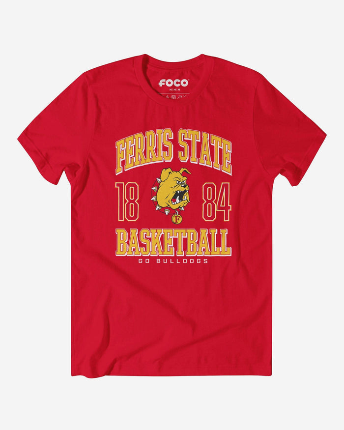Ferris State Bulldogs Basketball T-Shirt FOCO S - FOCO.com