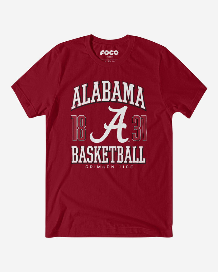 Alabama Crimson Tide Basketball T-Shirt FOCO S - FOCO.com
