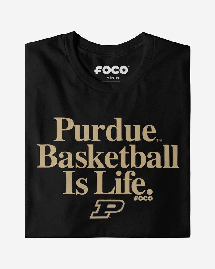 Purdue Boilermakers Basketball is Life T-Shirt FOCO - FOCO.com