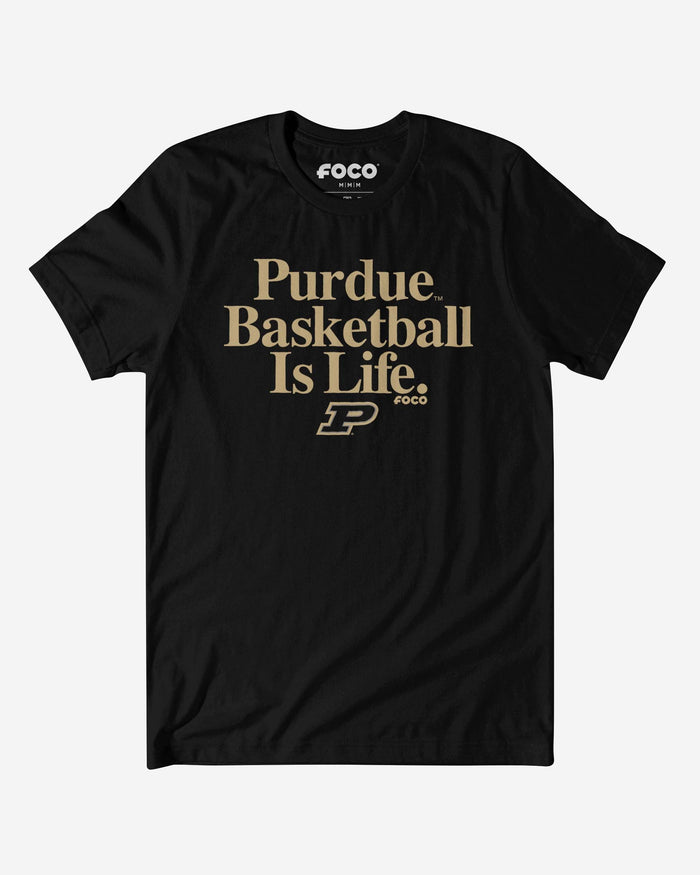 Purdue Boilermakers Basketball is Life T-Shirt FOCO S - FOCO.com