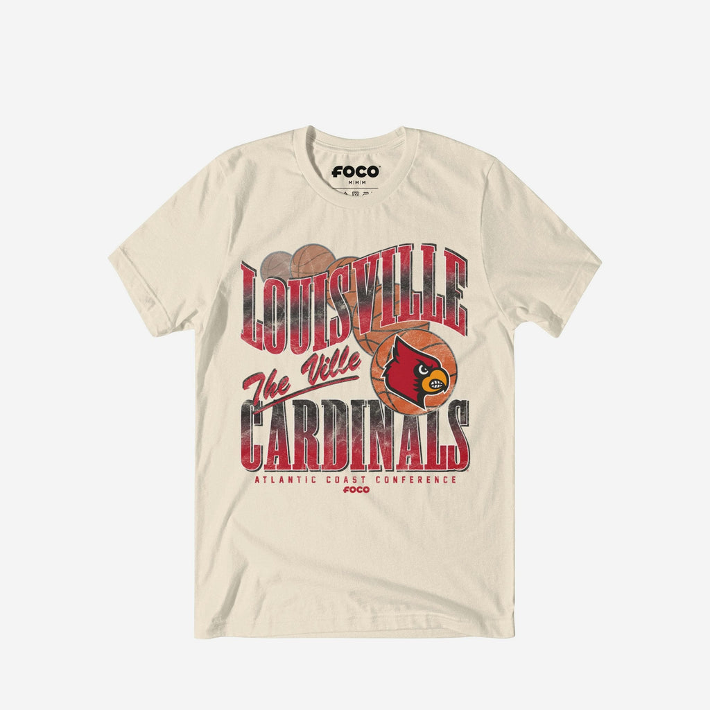 Louisville Cardinals Baller Bounce T-Shirt FOCO S - FOCO.com