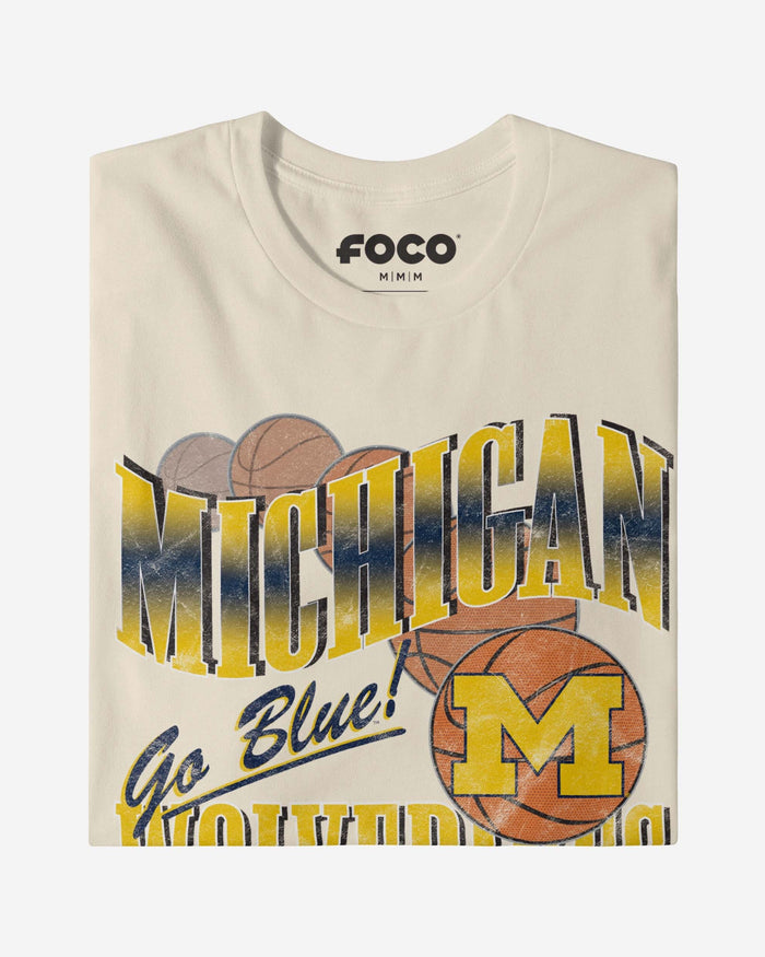 Michigan Wolverines Baller Bounce T-Shirt FOCO - FOCO.com