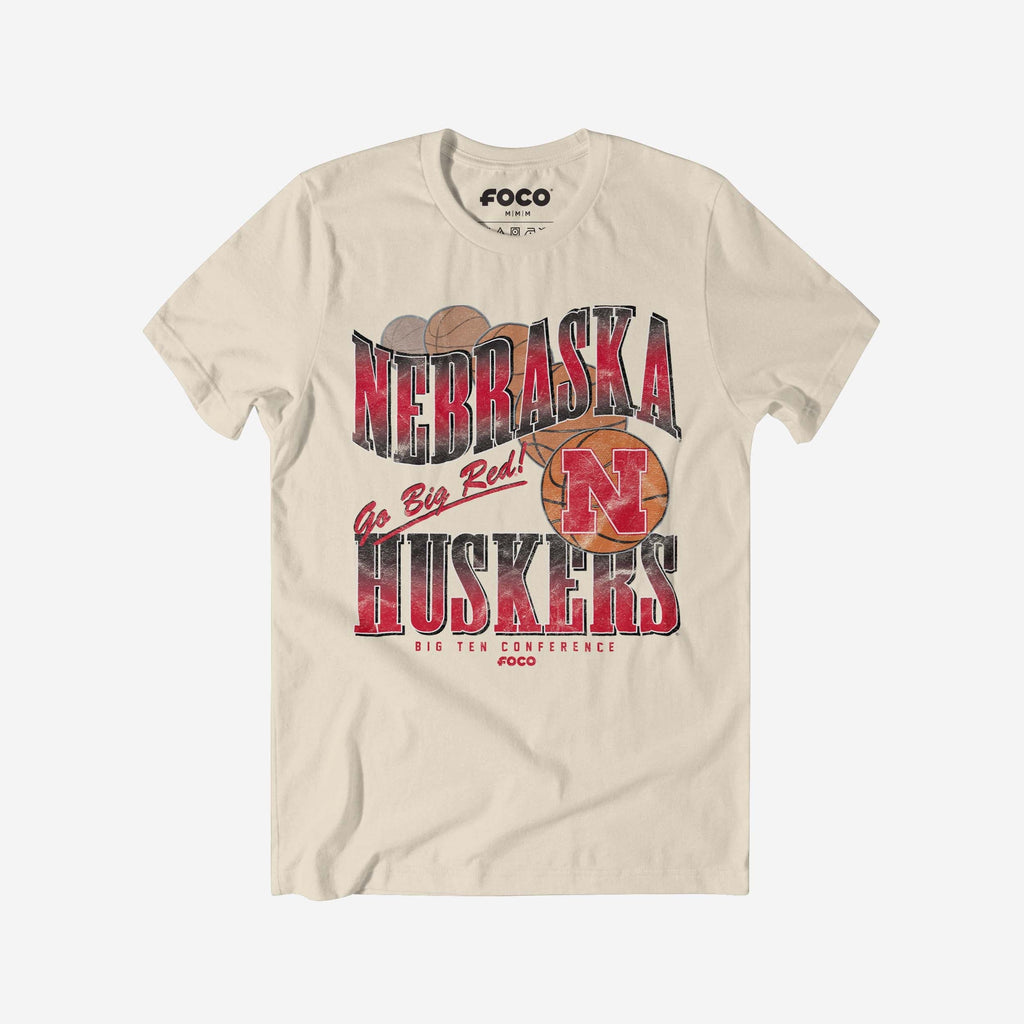 Nebraska Cornhuskers Baller Bounce T-Shirt FOCO S - FOCO.com