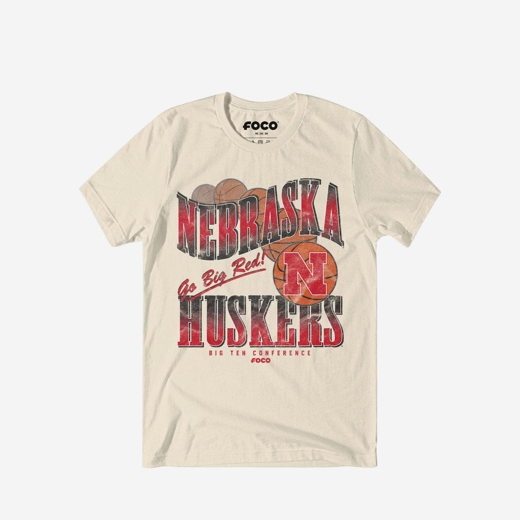 Nebraska Cornhuskers Baller Bounce T-Shirt FOCO S - FOCO.com