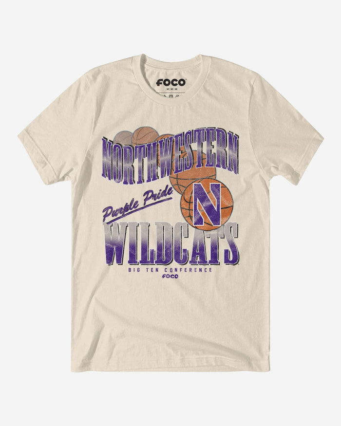 Northwestern Wildcats Baller Bounce T-Shirt FOCO - FOCO.com