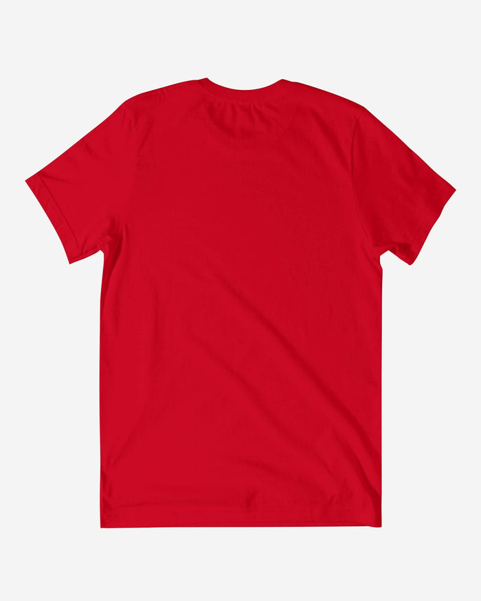 Louisville Cardinals Brushstroke Flag T-Shirt FOCO - FOCO.com