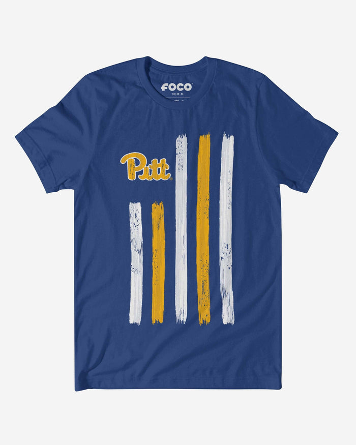 Pittsburgh Panthers Brushstroke Flag T-Shirt FOCO S - FOCO.com