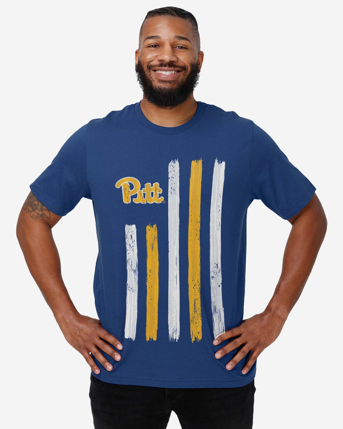 Pittsburgh Panthers Brushstroke Flag T-Shirt FOCO - FOCO.com