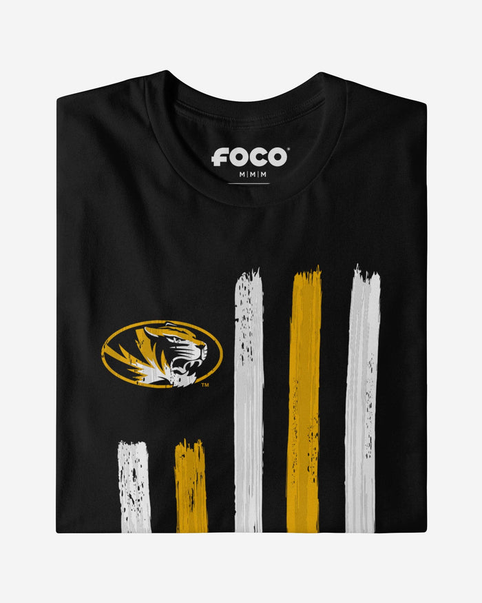 Missouri Tigers Brushstroke Flag T-Shirt FOCO - FOCO.com