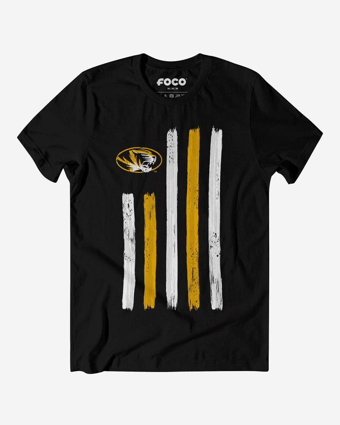 Missouri Tigers Brushstroke Flag T-Shirt FOCO S - FOCO.com