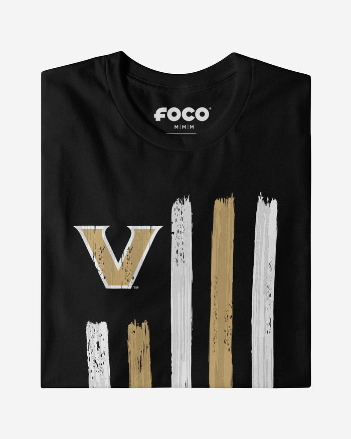 Vanderbilt Commodores Brushstroke Flag T-Shirt FOCO - FOCO.com
