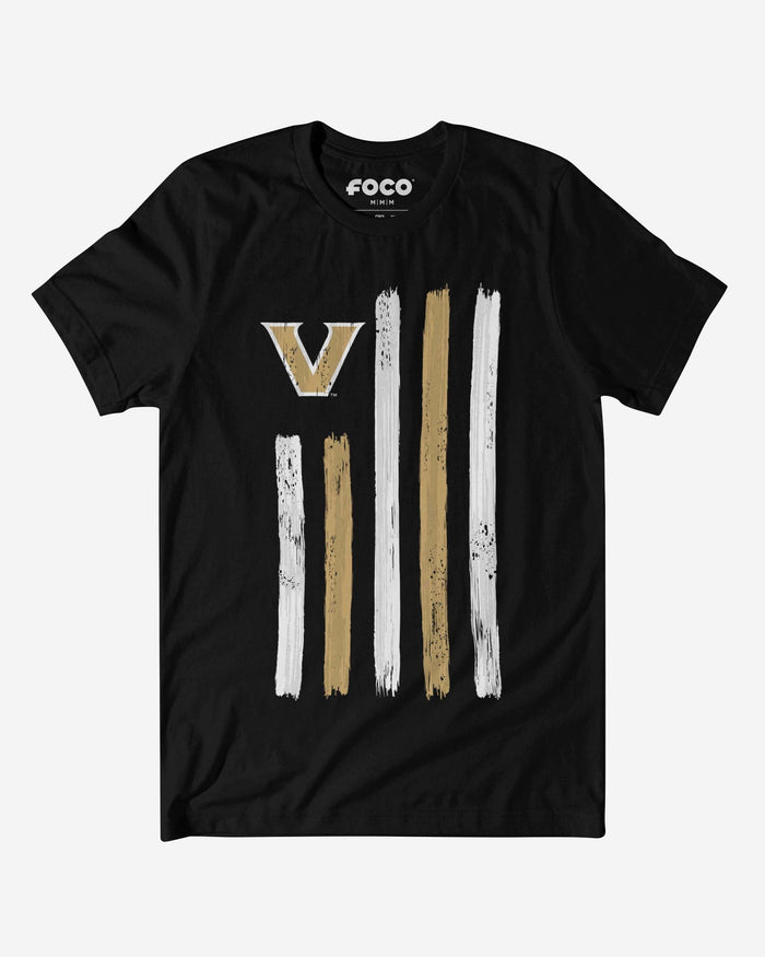 Vanderbilt Commodores Brushstroke Flag T-Shirt FOCO S - FOCO.com
