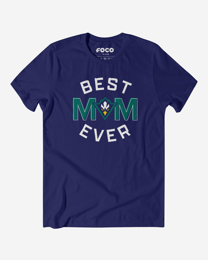 UNC Wilmington Seahawks Best Mom Ever Arched T-Shirt FOCO S - FOCO.com