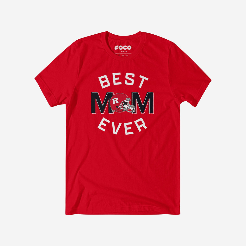 Rutgers Scarlet Knights Best Mom Ever Arched T-Shirt FOCO S - FOCO.com