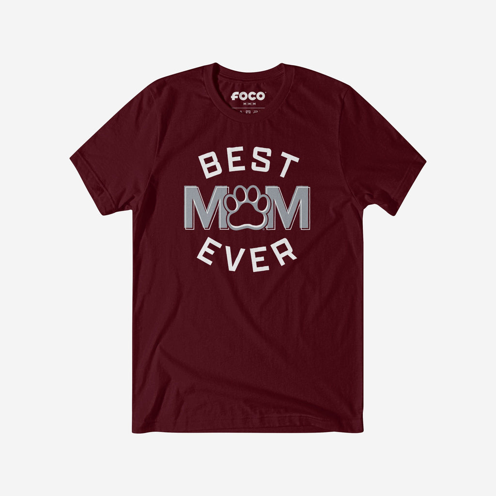 Mississippi State Bulldogs Best Mom Ever Arched T-Shirt FOCO S - FOCO.com