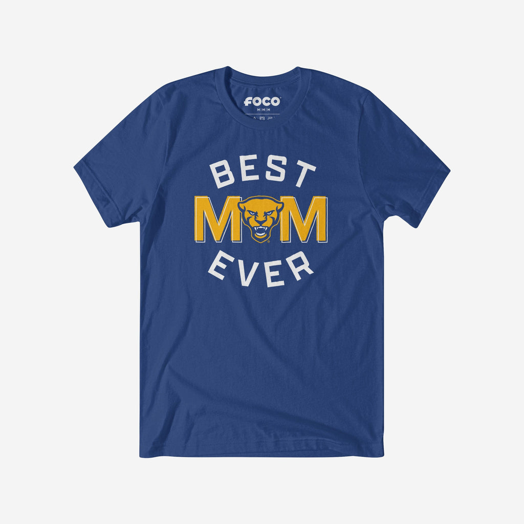 Pittsburgh Panthers Best Mom Ever Arched T-Shirt FOCO S - FOCO.com