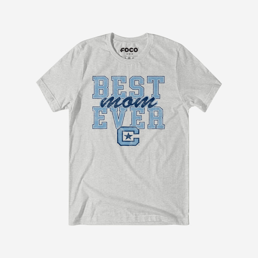 Citadel Bulldogs Best Mom Ever Stacked T-Shirt FOCO S - FOCO.com