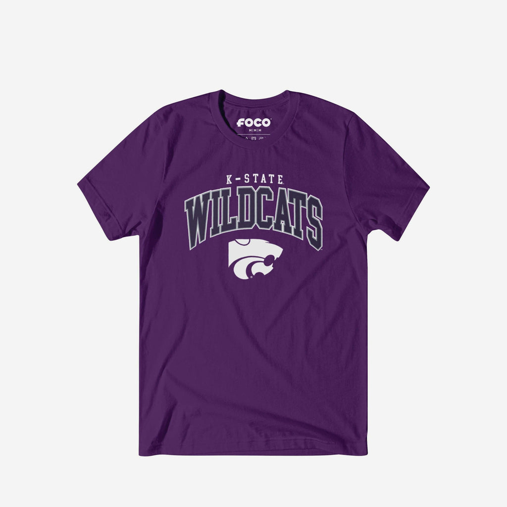 Kansas State Wildcats Classic Logo T-Shirt FOCO Team Purple S - FOCO.com